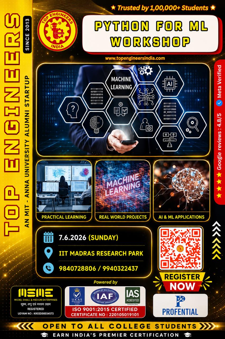 Python for ML Workshop 2026 Workshop Poster 